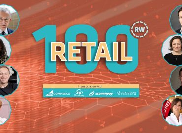 Retail 100 logo and photos of some of the CEOs featured